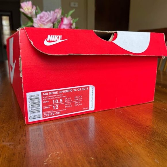 Nike Men's AIR MORE UPTEMPO '96 Size 10.5 - Picture 3 of 5